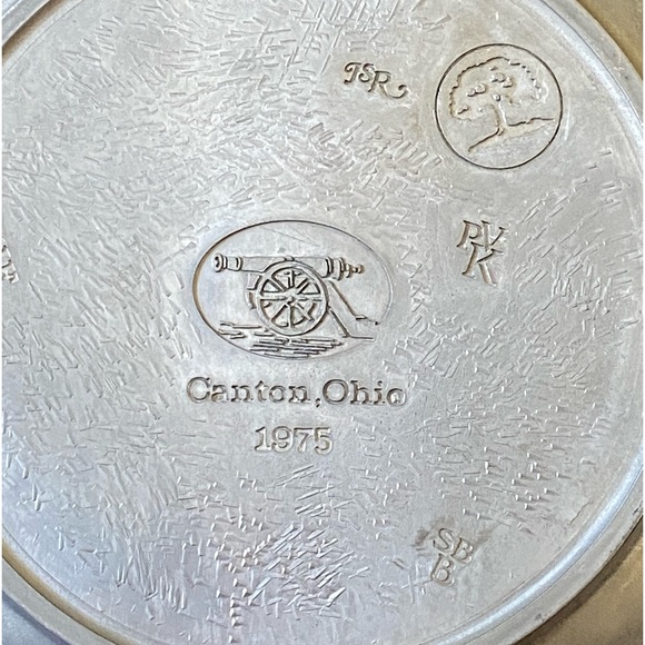 Set of 5 Collectible Pewter Plates - The Great American Revolution of 1776 - Picture 6 of 15